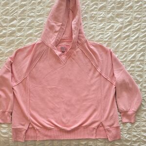 American Eagle Outfitters Coral Fleece Hoodie